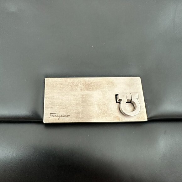 Salvatore Ferragamo Iconic Top Handle Leather Handbag - Picture 3 of 6
